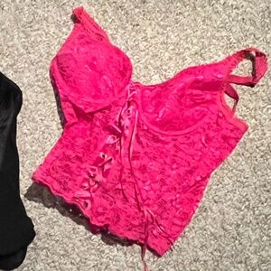 Hot Pink Corset